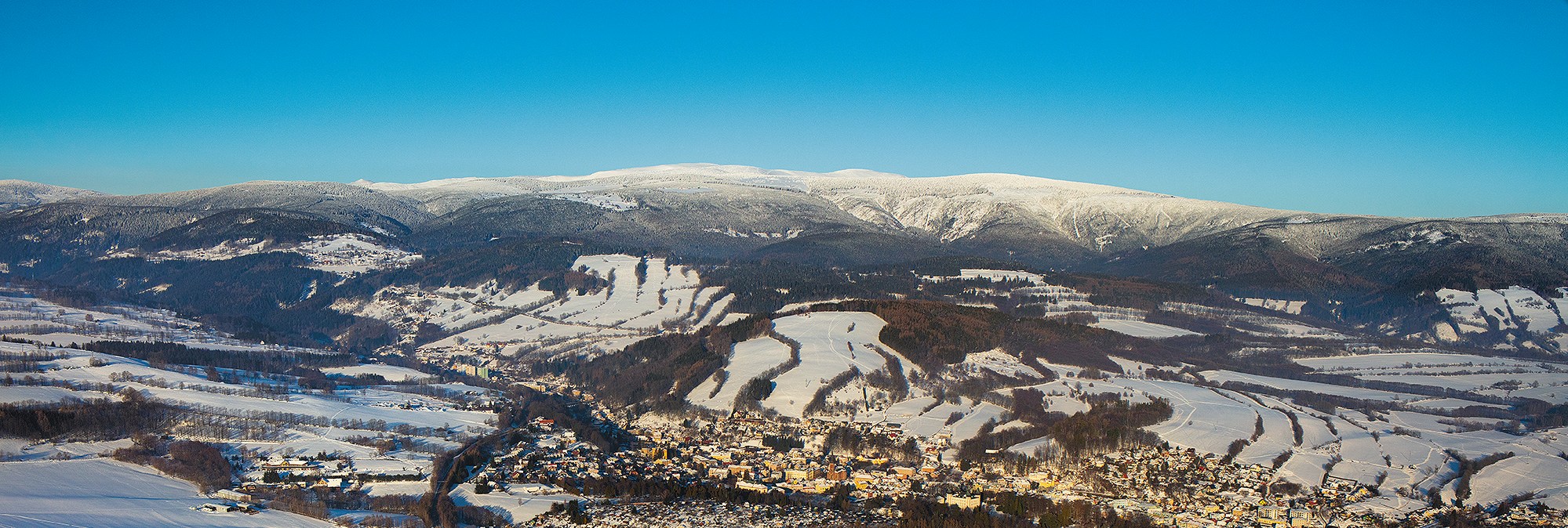 Winter view of Vrchlabí