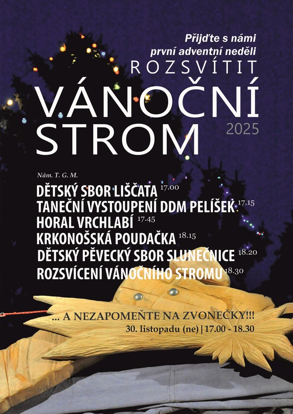Vánoční strom – program