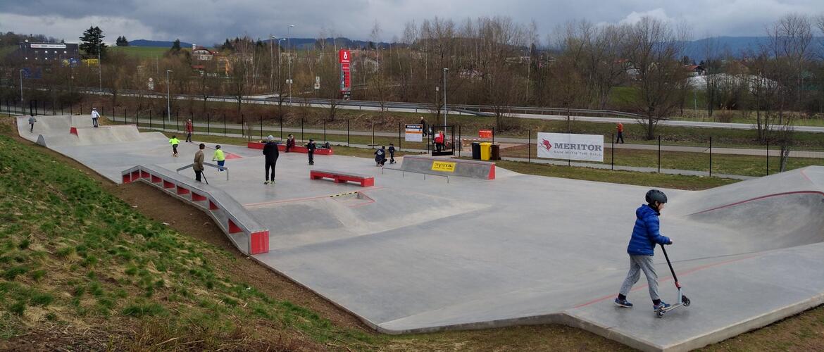 Modern Skatepark in Vrchlabí